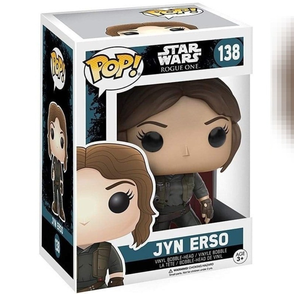 Funko Pop Star Wars Rogue One Jyn Erso 138 Vinyl Figure Bobble-Head Movie New